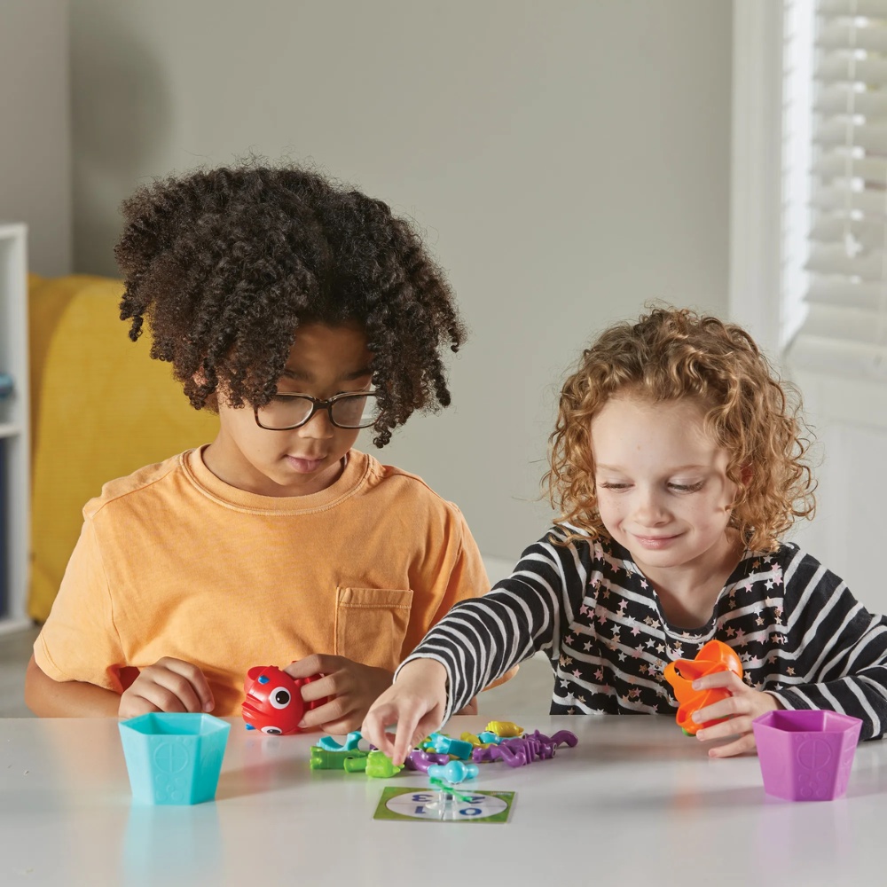 Hand2Mind - Grab That Monster - Fine Motor Sorting Activity Game for Kids