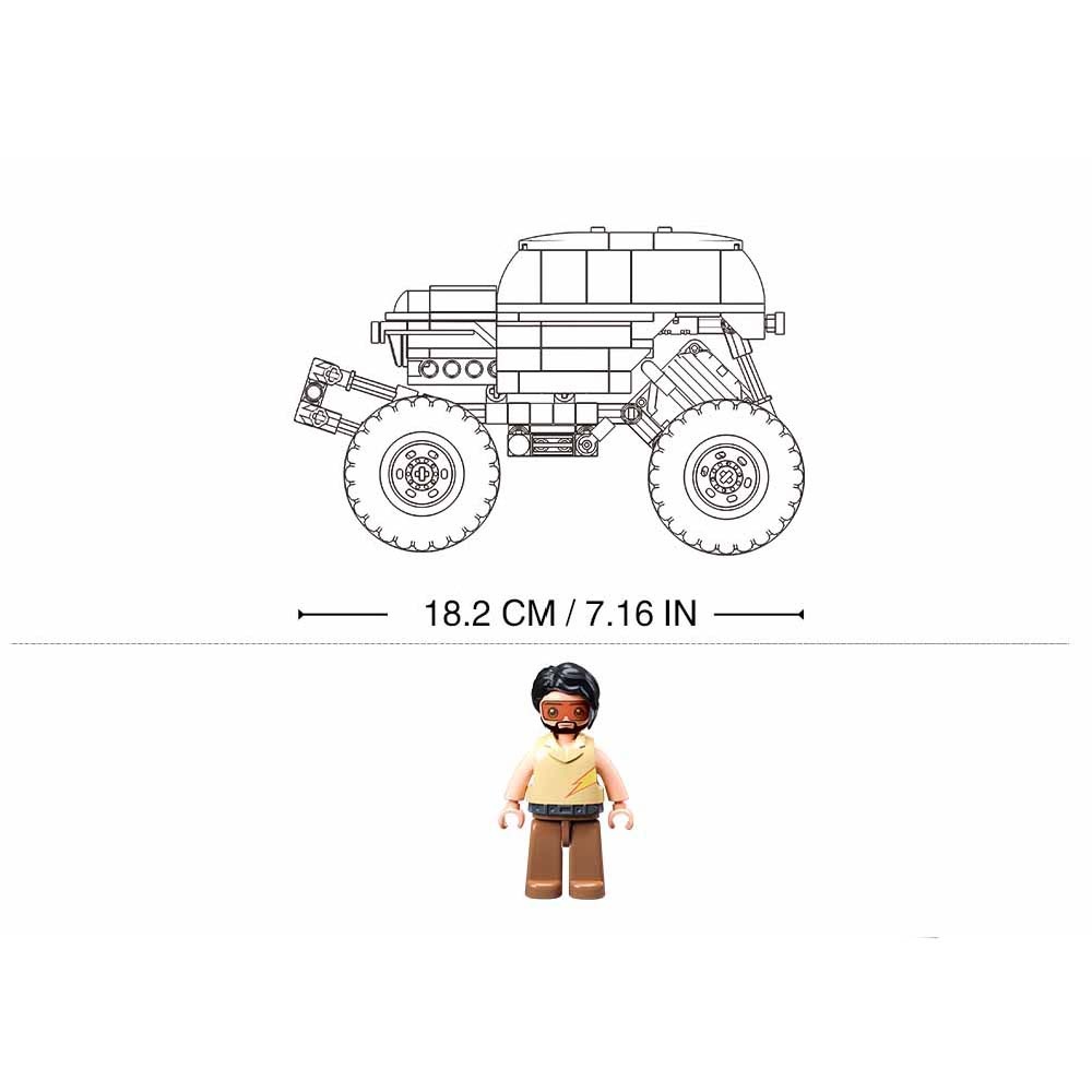 Sluban Building Set: Pull Back PowerBricks - Off Road Vehicle - 252pcs