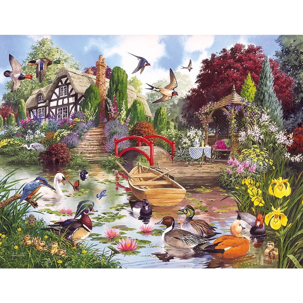 Gibsons - Flora & Fauna - 4 x 500 Piece Jigsaw Puzzles