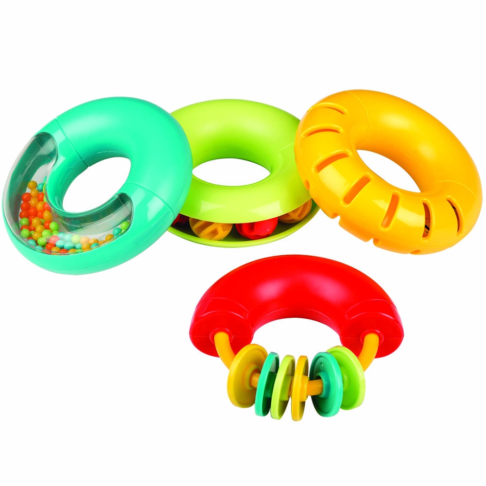 Halilit - Music Instrument for Babies & Toddlers - Musical Rings Gift Set of 4 -**