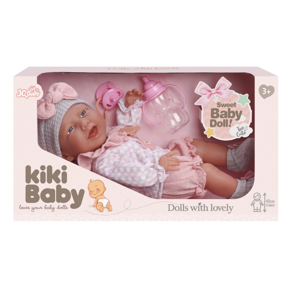 Baby Doll with Vinyl Body, Pacifier & Bottle - 40cm