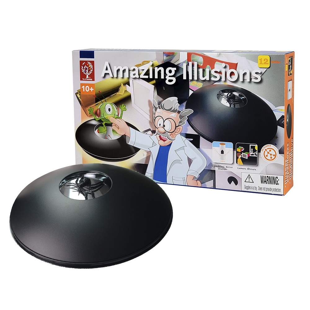 Edu-Toys - Amazing Optical Illusion - 12 Activities - Science Learning Kit for Kids