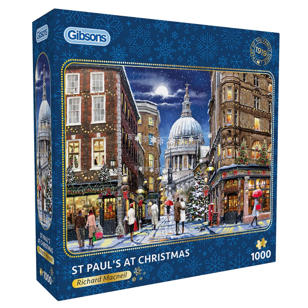 Gibsons - St Paul's at Christmas - 1000 Piece Jigsaw Puzzle