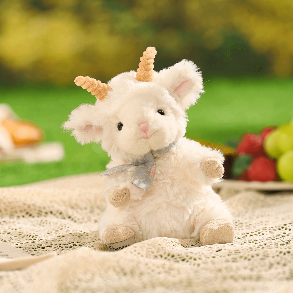 Gabriel - Plush Animal Soft Toy - Agnelle Goat - 18cm