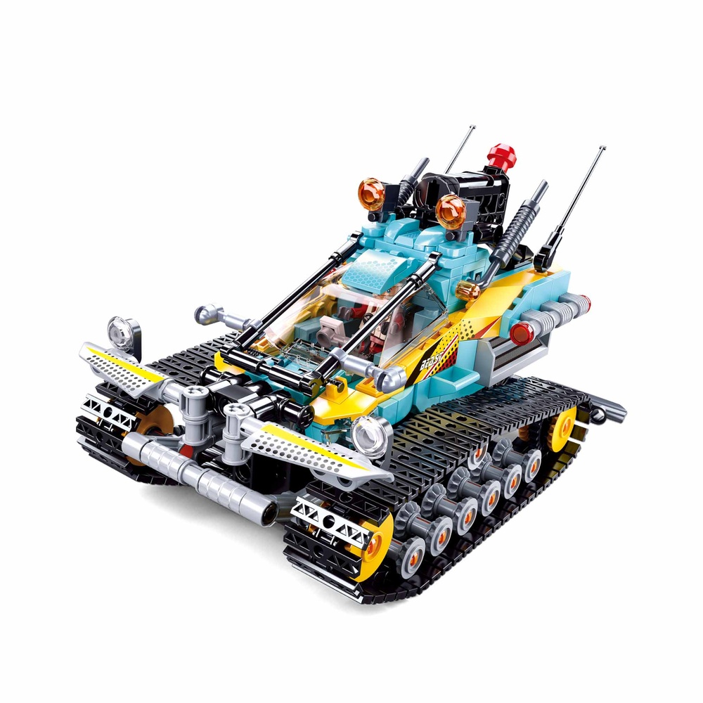 Sluban Building Set: Power Bricks - R/C Scorpio Scout Car 530pcs