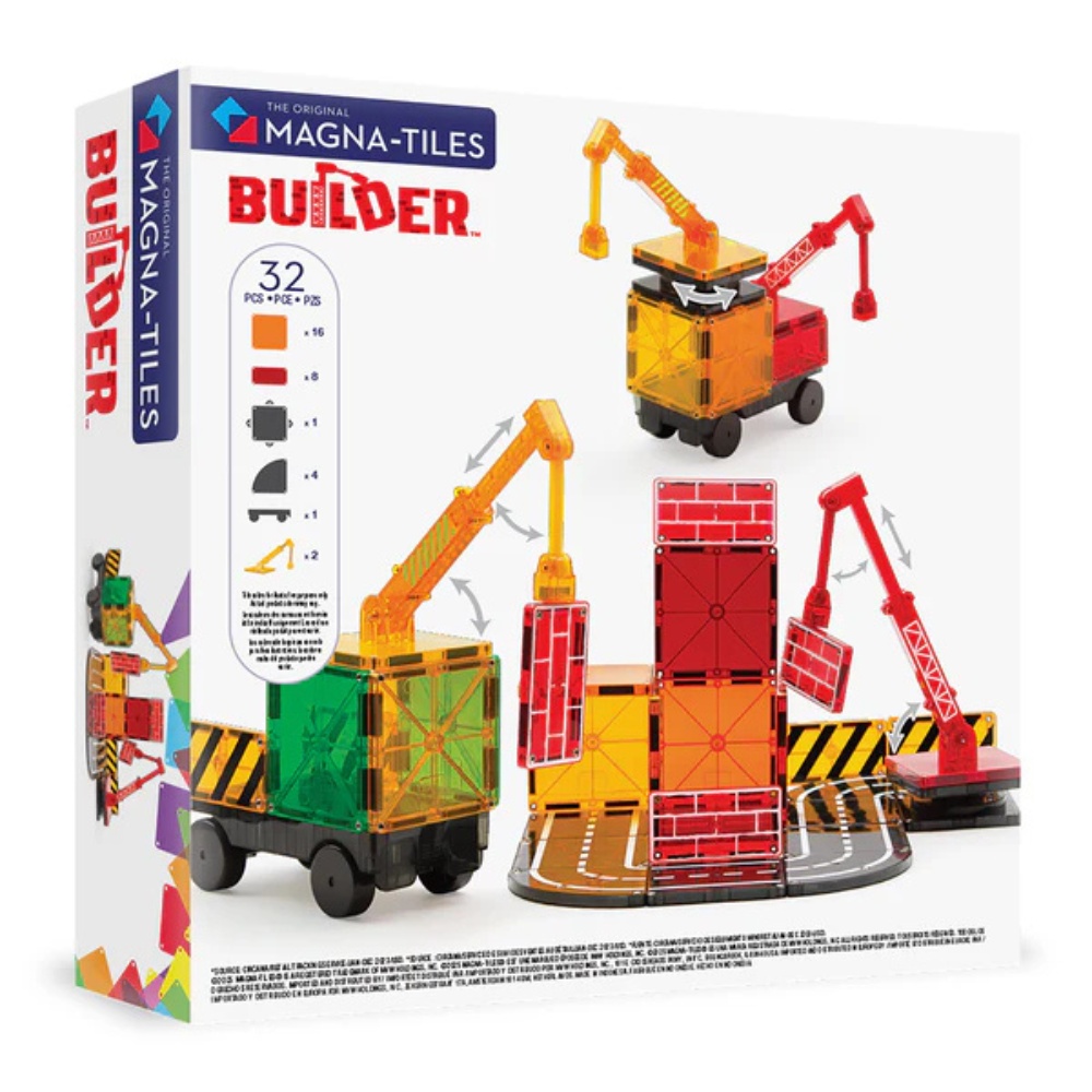Magna-Tiles - Magnetic Construction Set - Builder - 32pcs