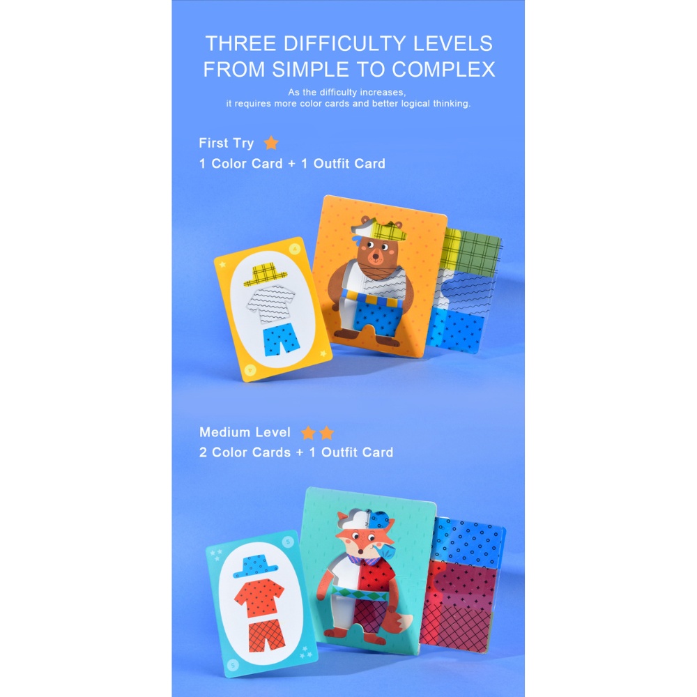 Mideer - Dress-up Activity Kit - Educational Matching Game