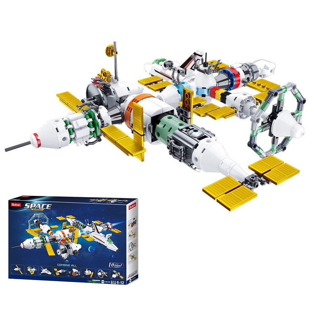 Sluban Building Set: Space - International Space Station - 512pcs