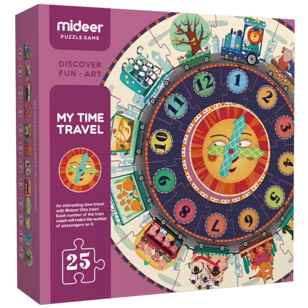 Mideer - Puzzle - My Time Travel - 25pcs