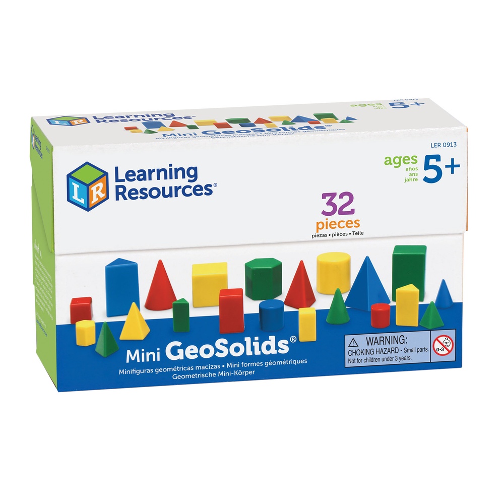 Learning Resources - Mini Geometric Solids - Classroom Geometry Teaching Tool