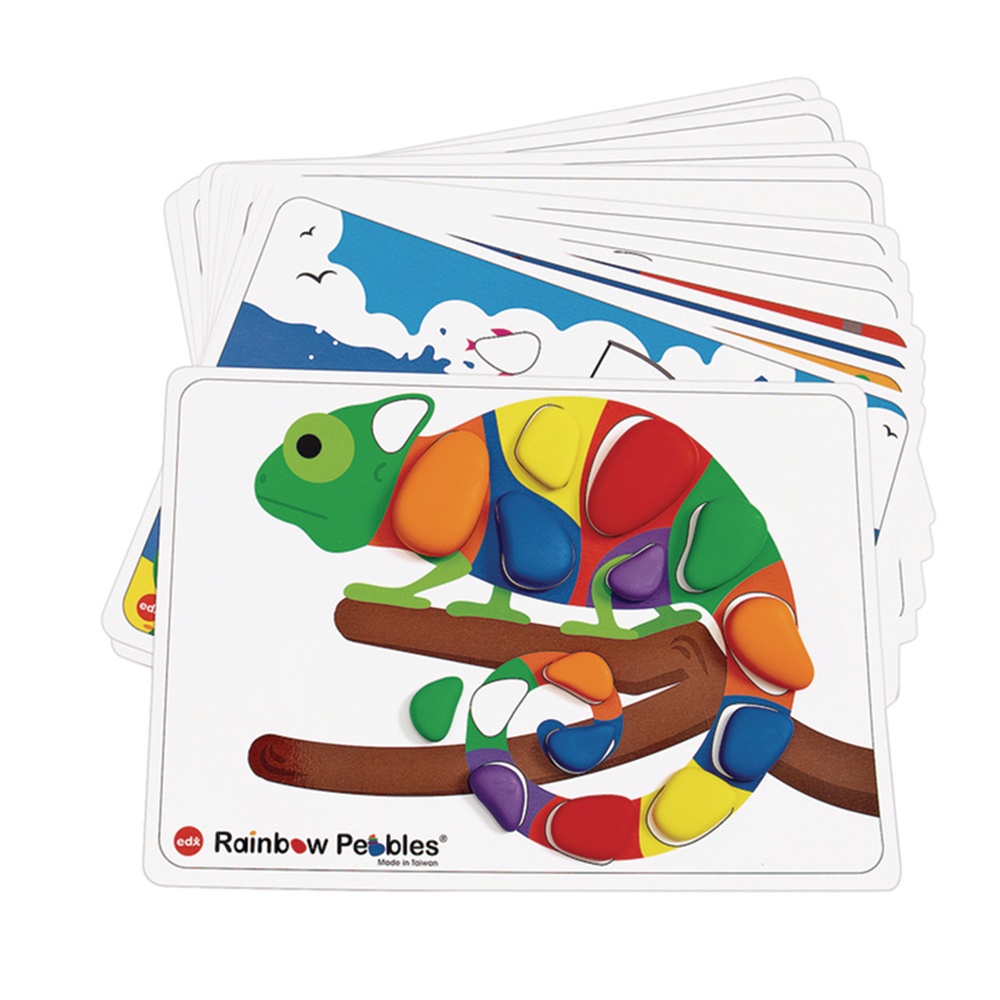 EDX Education - Activity Cards - Rainbow Pebbles - 20 Cards