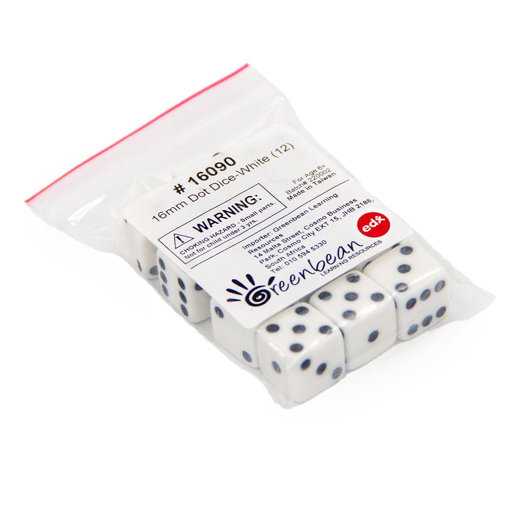 EDX Education - Dice - 12 Dot - Polybag
