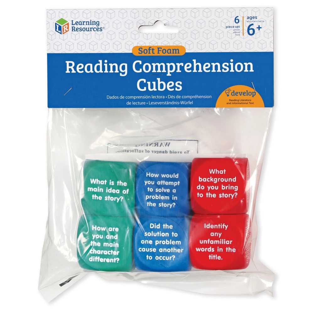 Learning Resources - Reading Comprehension Cubes: Literacy Game for Kids Ages 6+