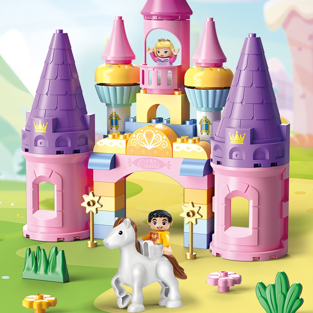 Feelo - Princess Castle - Large Building Block Set - 43 Pieces
