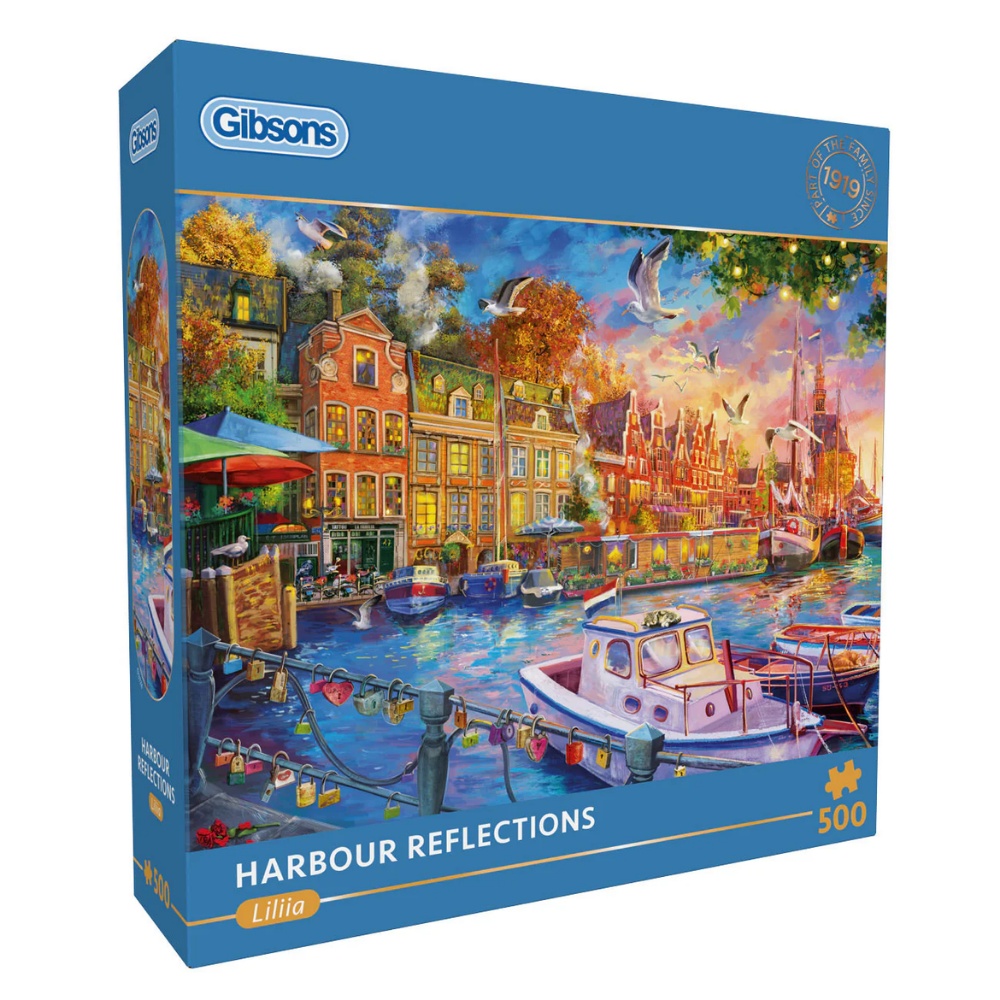 Gibsons - Harbour Reflections - 500 Piece Jigsaw Puzzle