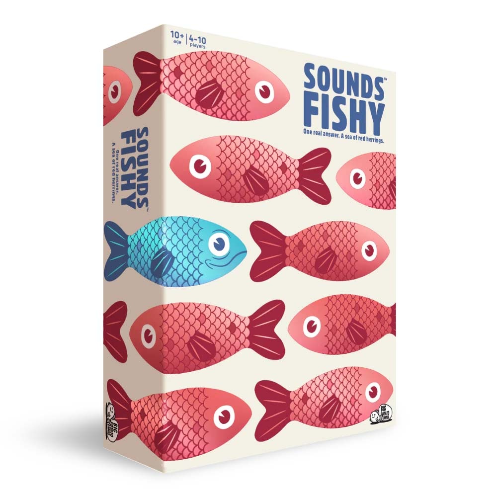 Big Potato Games - Sounds Fishy - Family Game - 4-10 Players