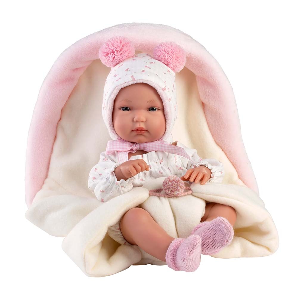Llorens - Anatomically Correct Baby Girl Doll with Clothing & Sleeping-bag: Bimba - 35cm