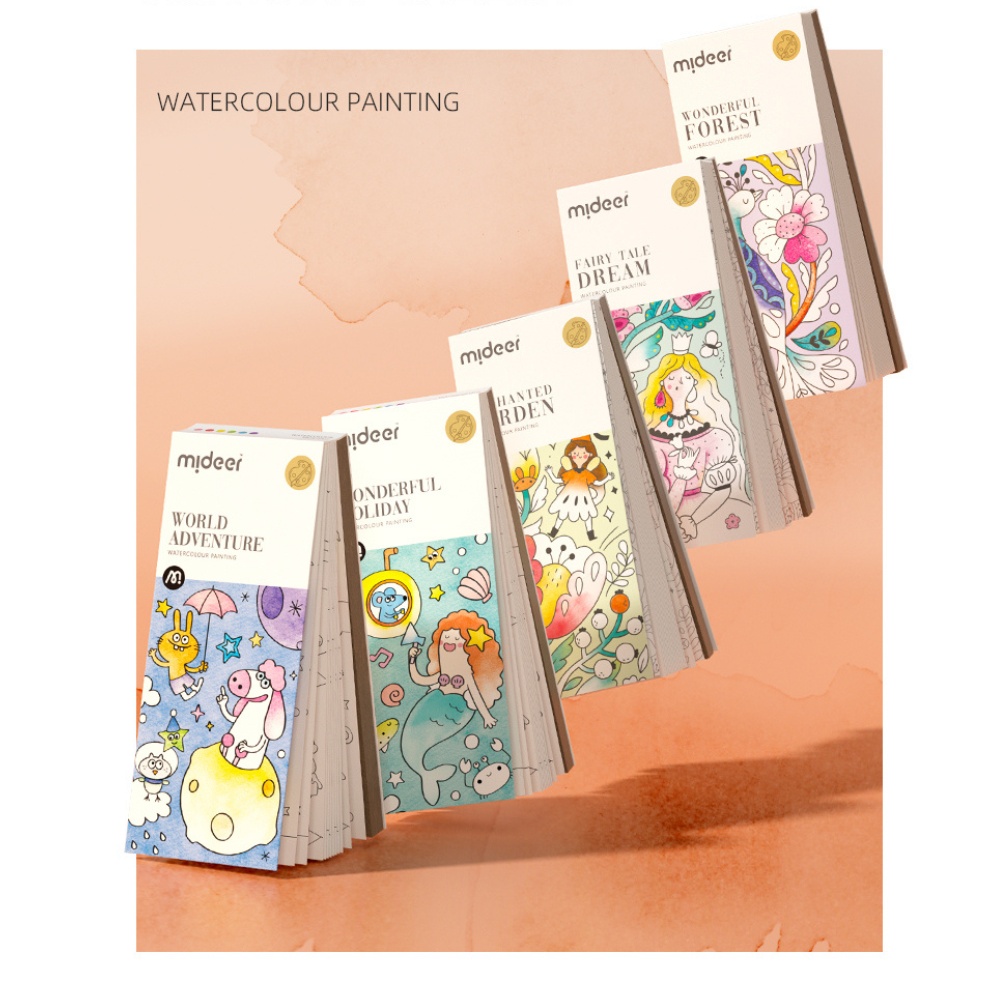 Mideer - Watercolour Painting Set - Travel Size - Fairy Tale Dream