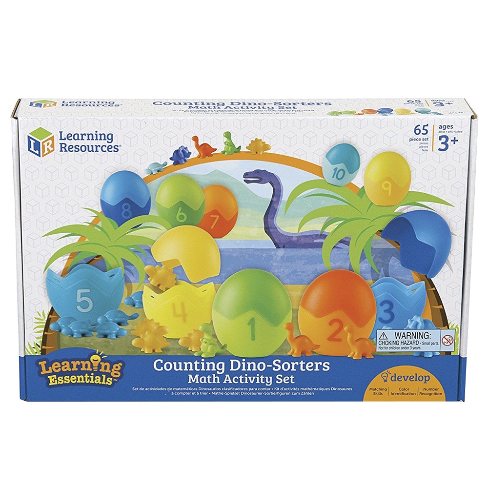 Learning Resources - Counting Dinosaur Sorters Math Activity Toy for Toddlers