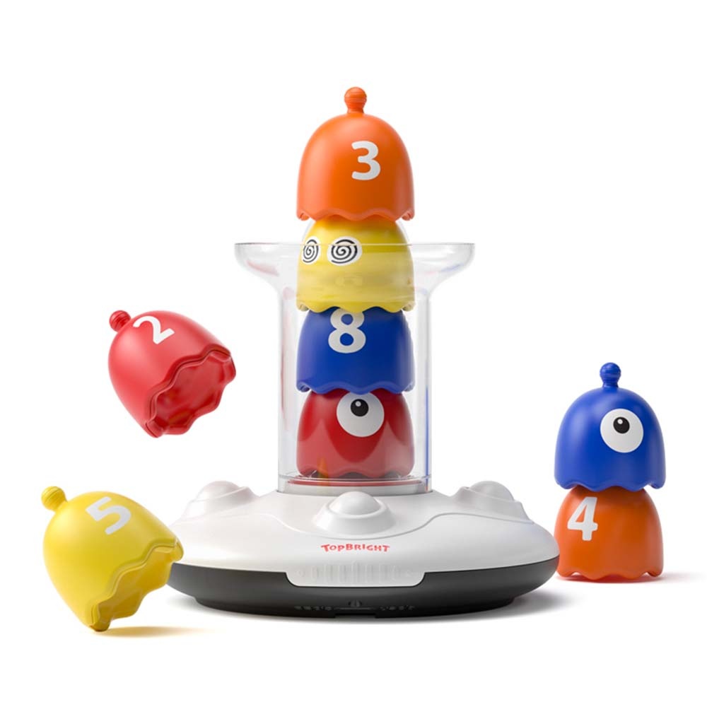 TopBright - Alien Stacking Cups 8pc - Baby Nesting Toy Fine Motor Skills
