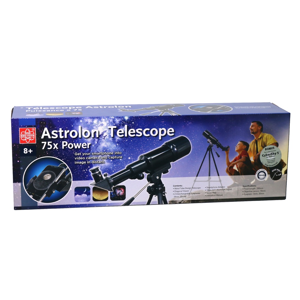 Edu-Toys - Astrolon™ Telescope with Tripod and Smartphone Adaptor