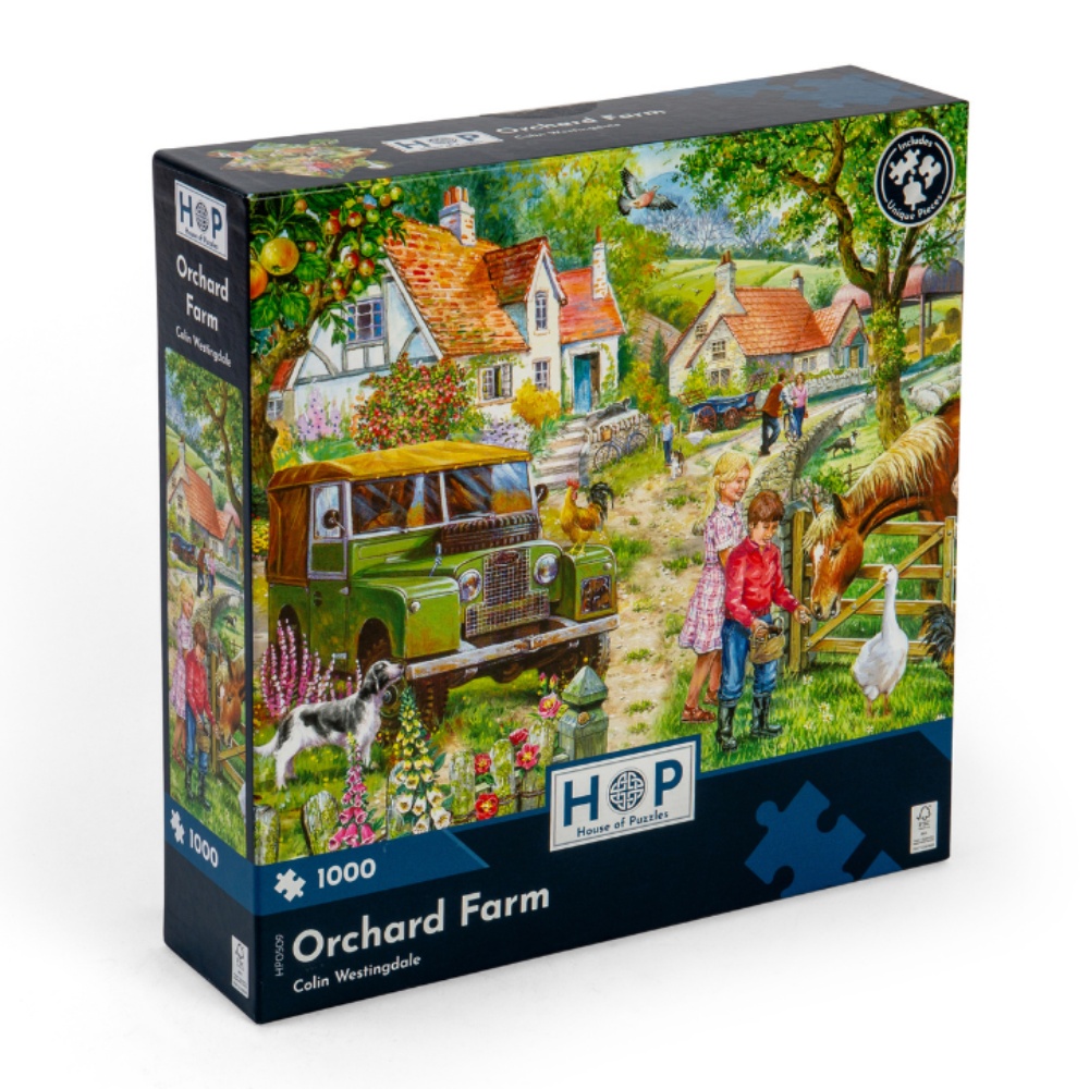 House of Puzzles - Orchard Farm - 1000 Piece Jigsaw Puzzle