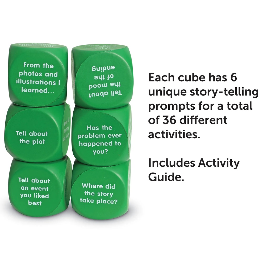 Learning Resources - Retell A Story Cubes: Reading Comprehension Game Ages 5+
