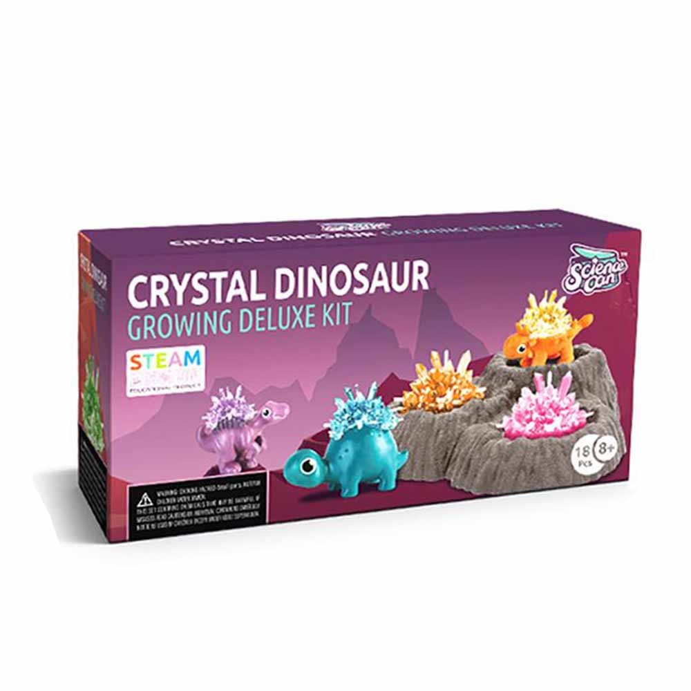 TopBright - Crystal Growing Kit for Kids - Science Experiment Deluxe Gift Dinosaur