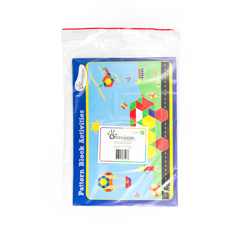 Greenbean - Activity Cards Pattern Blocks Set 1
