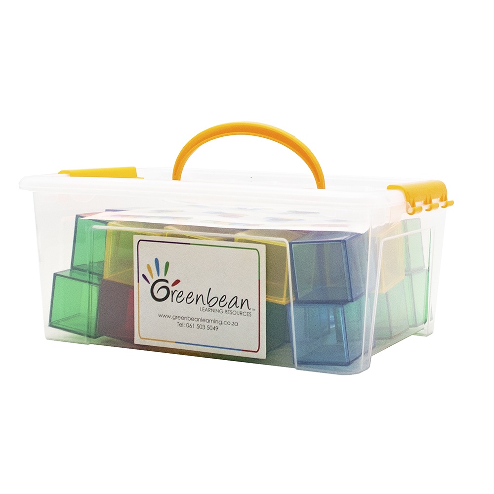 Greenbean - Crystal Rainbow Cube Set 36pcs Container