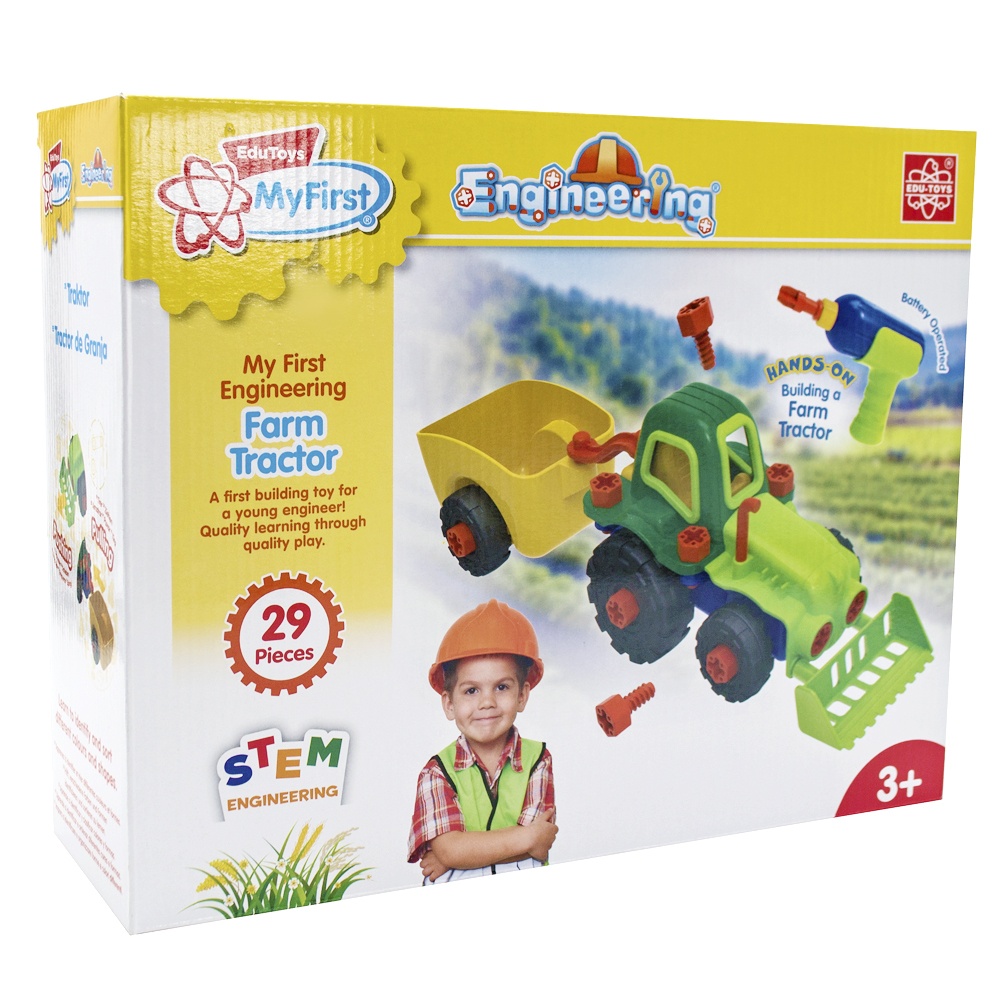 Edu-Toys - My First - Construction - Farm Tractor
