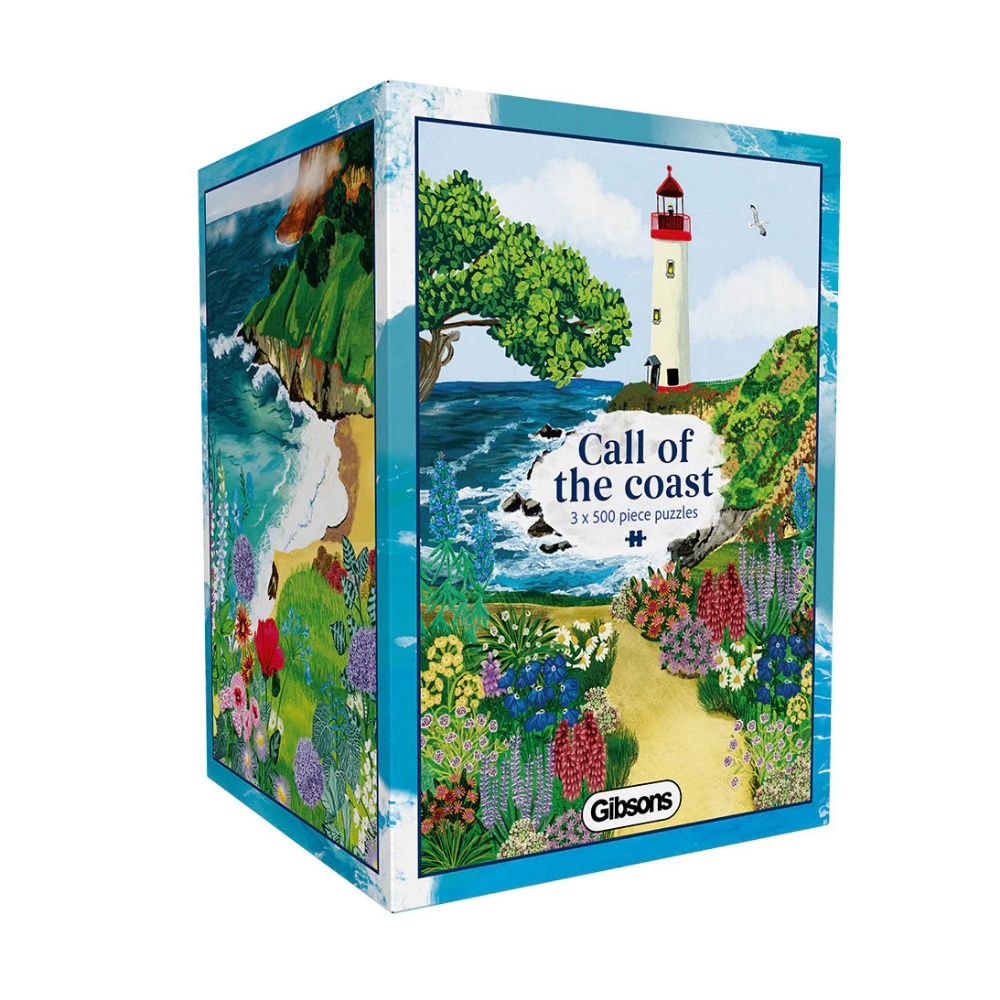 Gibsons - Call of the Coast - 3 x 500 Piece Jigsaw Puzzles