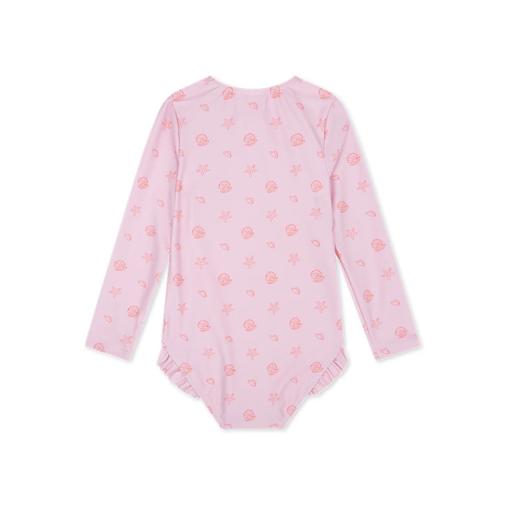 Swim Essentials - Girls Rashguard - Shell Tastic