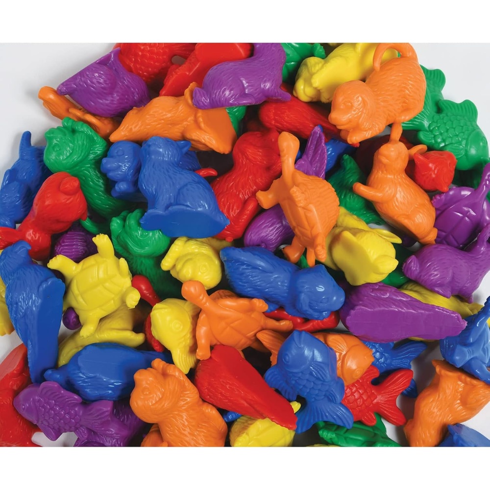 EDX Education - Counters - Pets 6 Colours - 72Pc Polybag