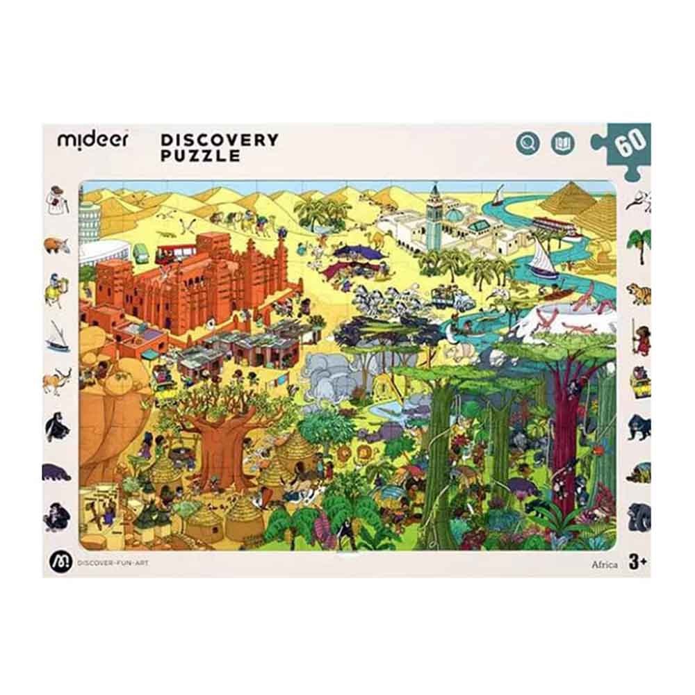Mideer - Big World Small World Egypt-Themed Discovery Puzzle: 60 Pieces