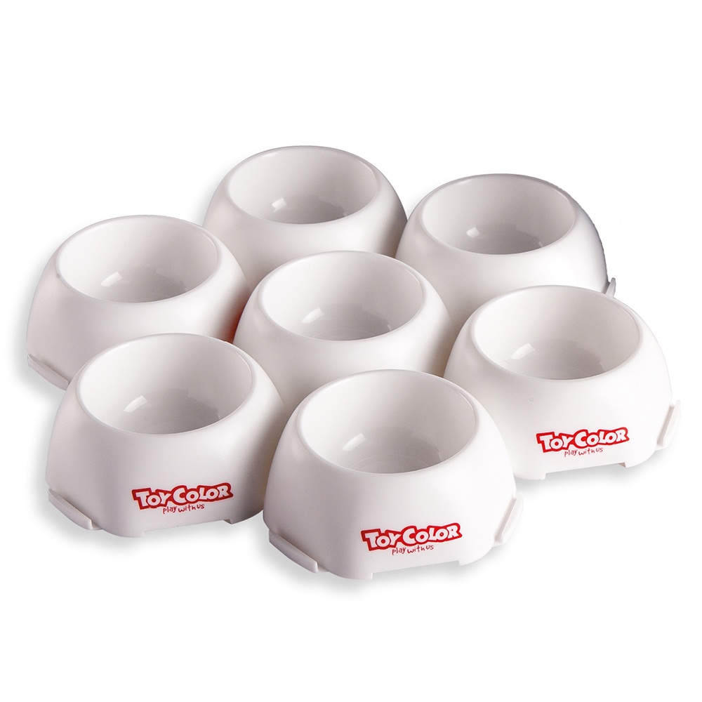 Toy Color - Paint Pots Colour Hive - Modular Hexagonal Trays - 7 Pieces