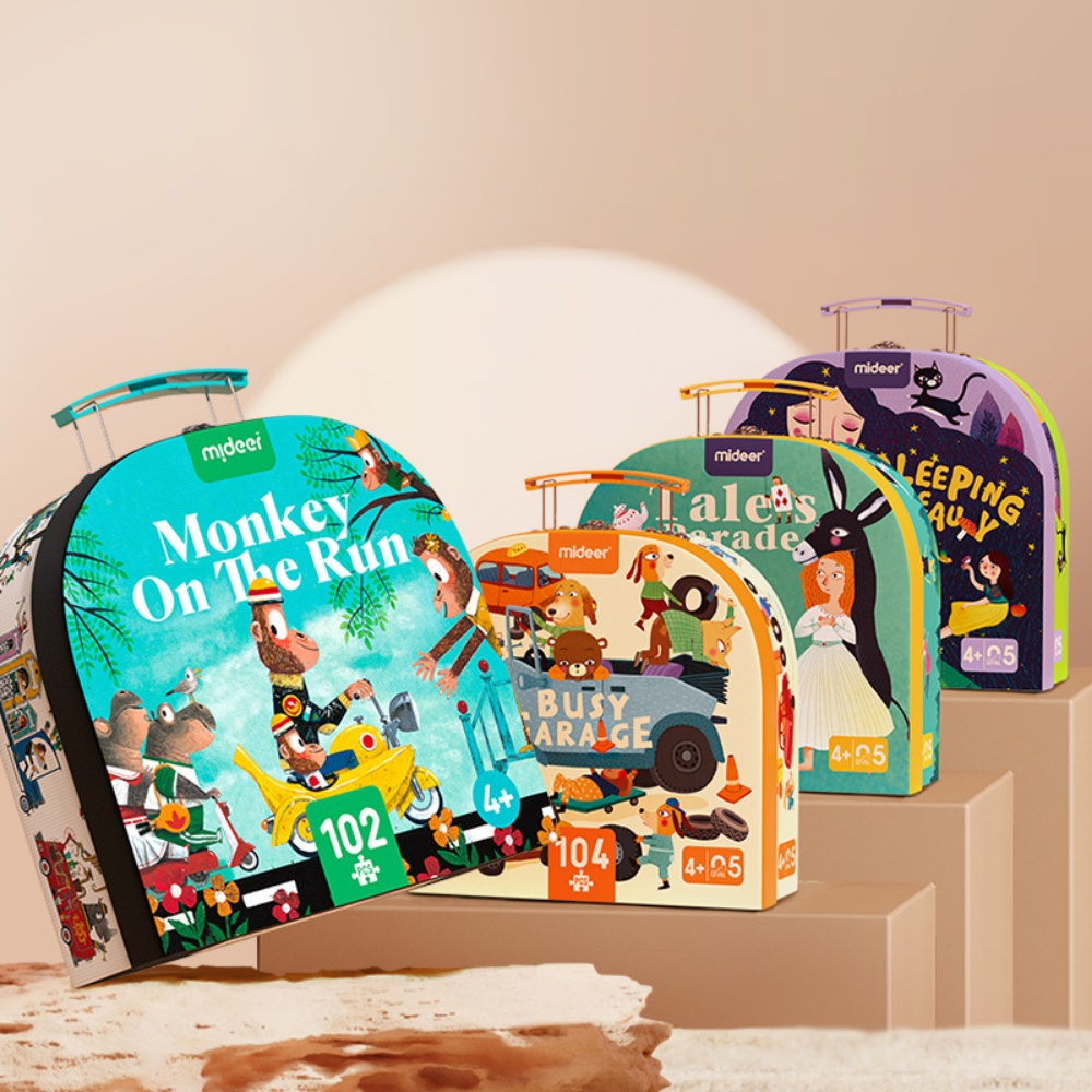 Mideer - Gift Box Jigsaw Puzzle for Kids - Sleeping Beauty - 104 Pieces