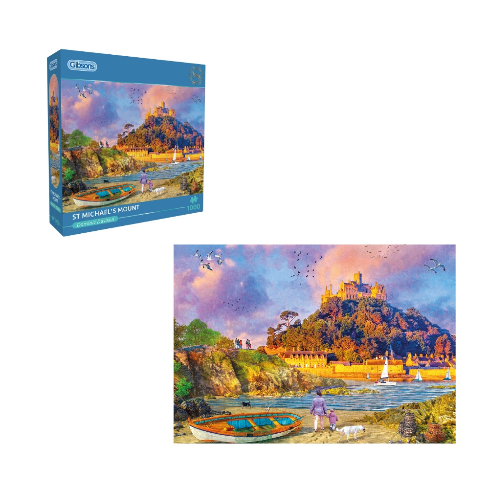 Gibsons - St Michael's Mount - 1000 Piece Jigsaw Puzzle