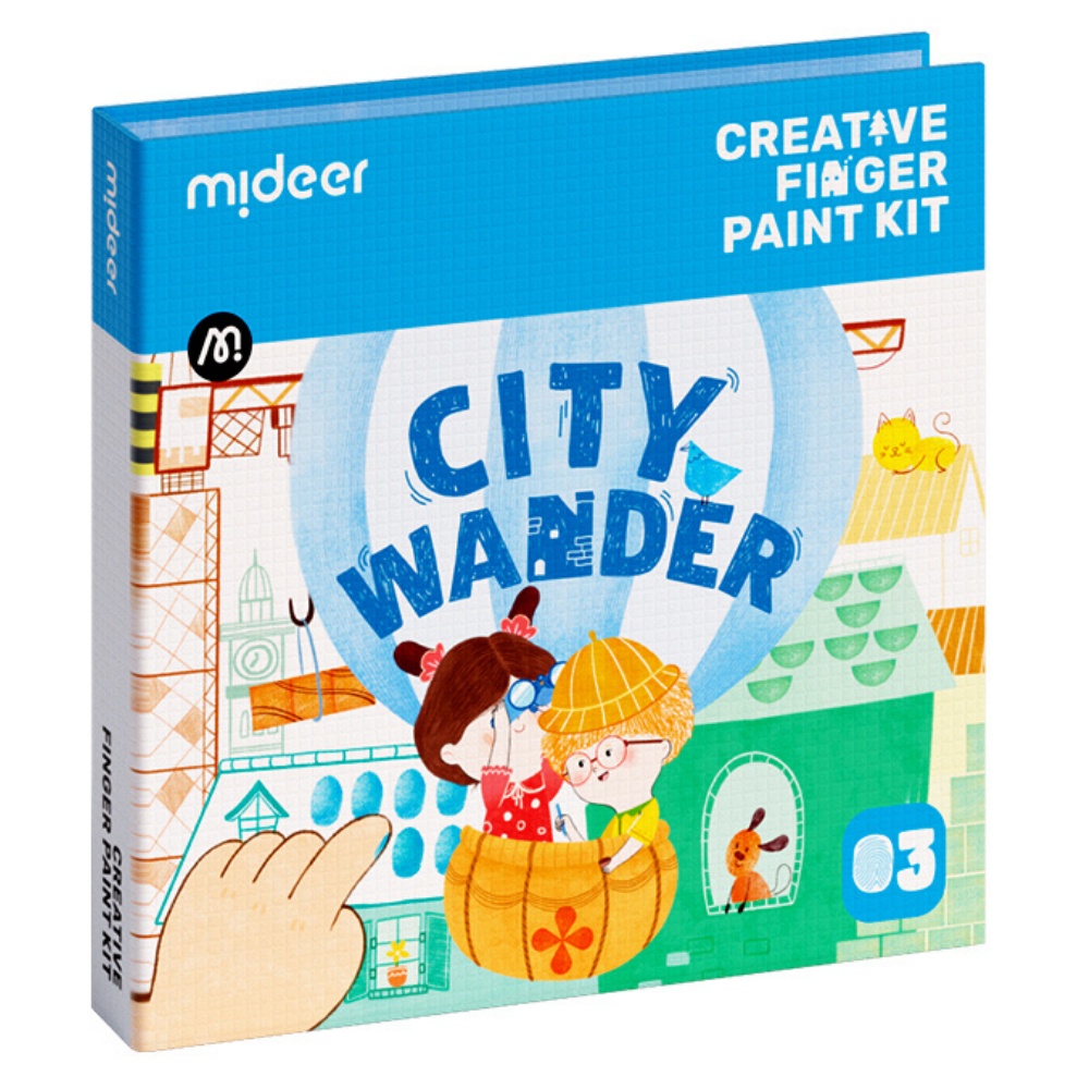 Mideer - Creative Finger Paint Kit - City Wander