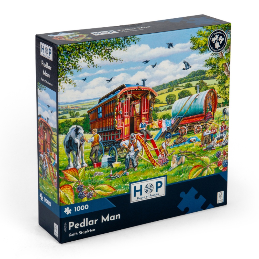 House of Puzzles - Pedlar Man - 1000 Piece Jigsaw Puzzle