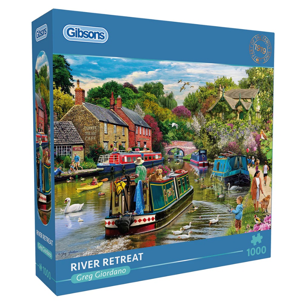 Gibsons - River Retreat - 1000 Piece Jigsaw Puzzle