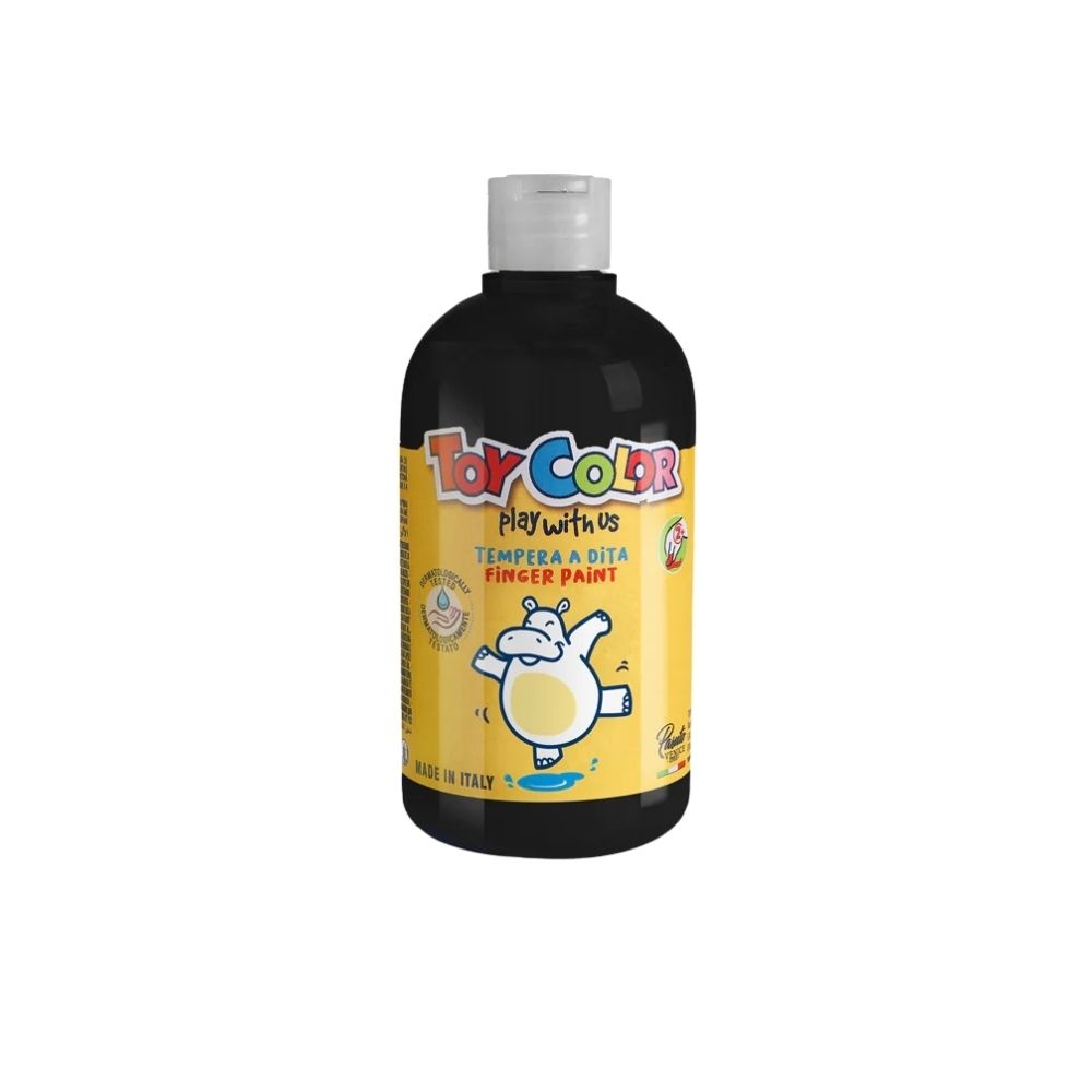 Toy Color - Superwashable Ready-Mix Non-Toxic Fingerpaint - Bulk Pack 6 x 500ml