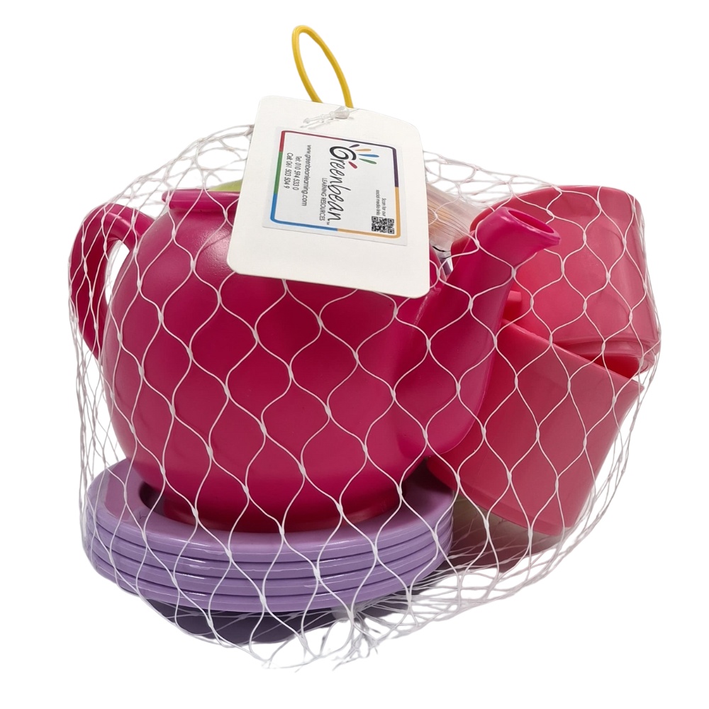 Greenbean - Pretend & Play Tea Set - Pastel - 18pcs