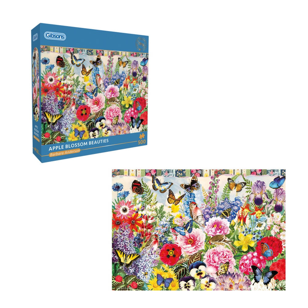 Gibsons - Apple Blossom Beauties - 500 Piece Jigsaw Puzzle