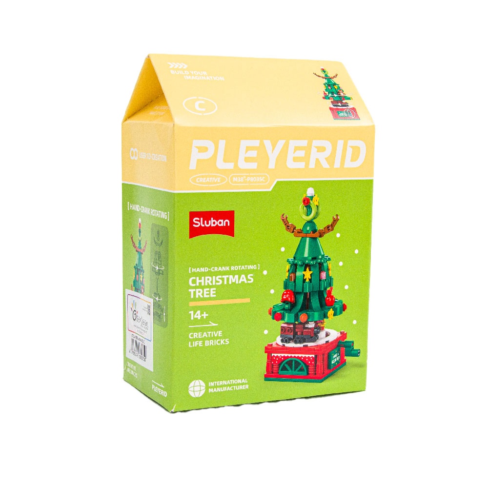Sluban Building Set: Pleyerid - Green Christmas Tree