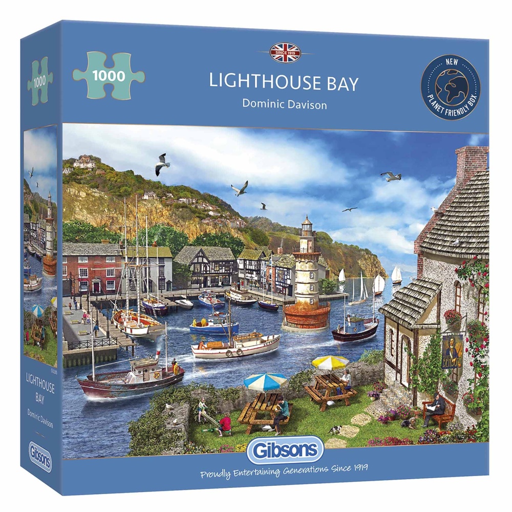 Gibsons - Lighthouse Bay - 1000 Piece Jigsaw Puzzle