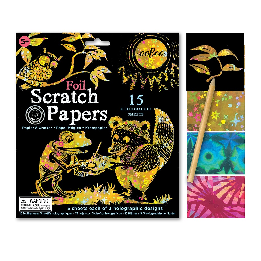 eeBoo - Foil Scratch Papers -**