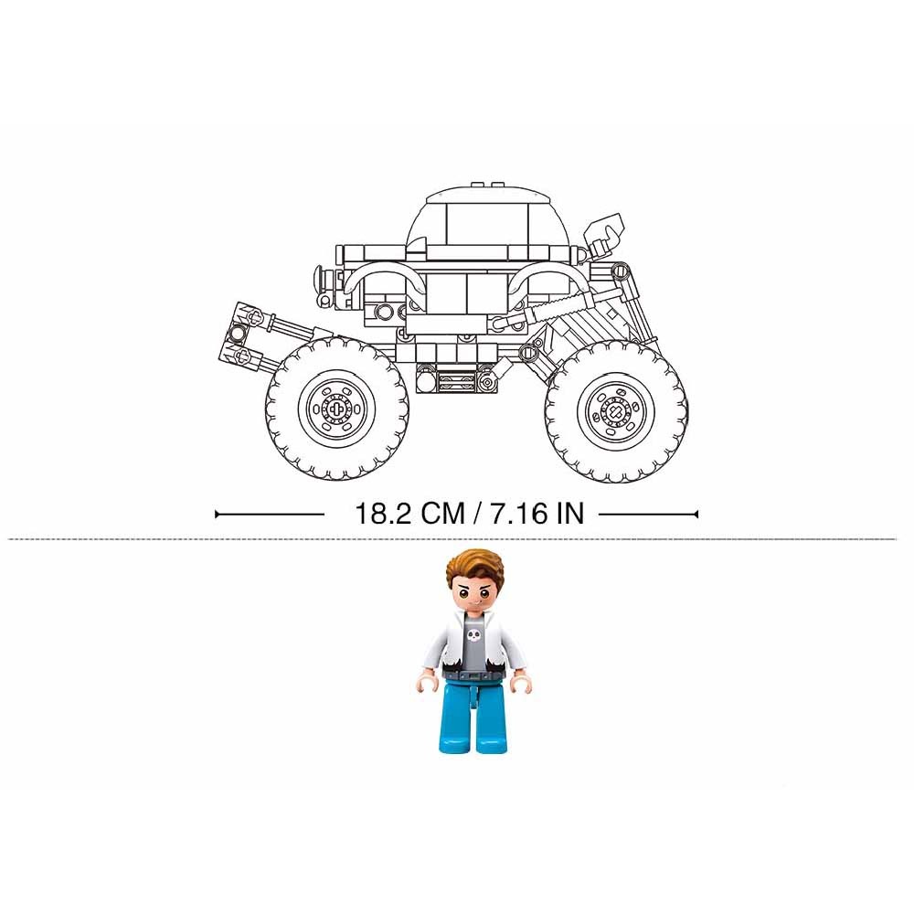 Sluban Building Set: Pull Back PowerBricks - Off Road Vehicle - 264pcs