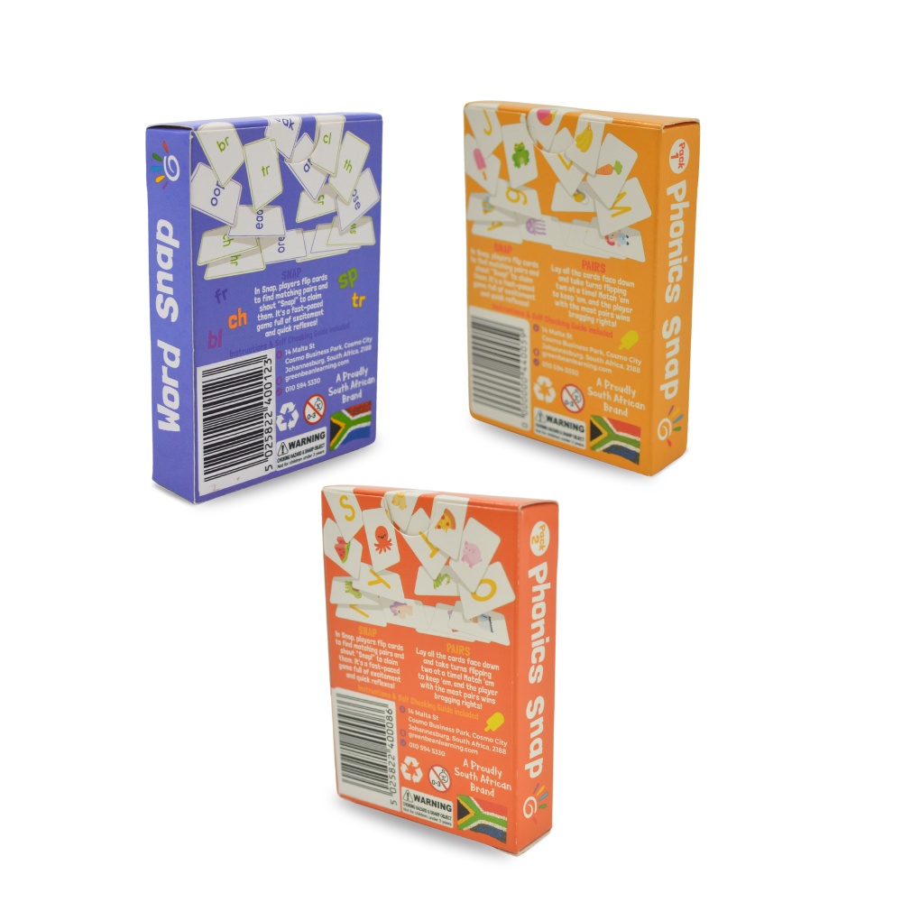 Greenbean - Literacy Snap Card Set