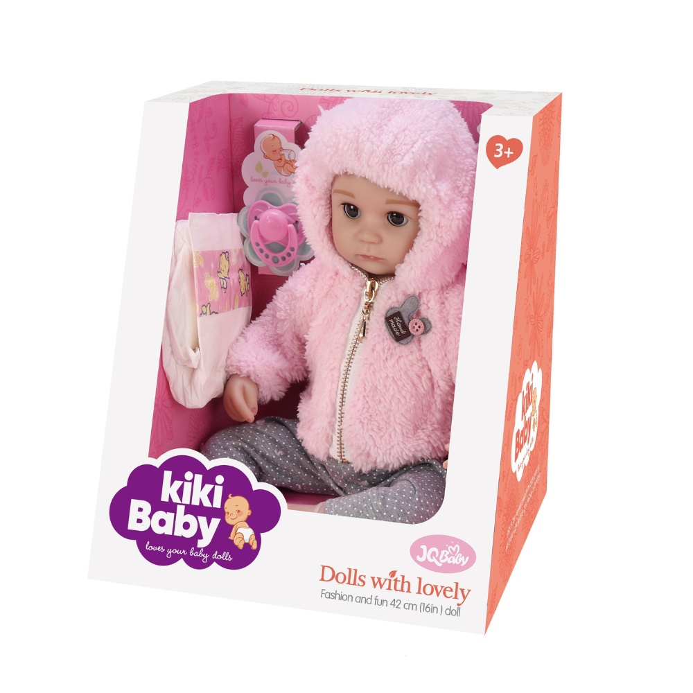 Baby Doll with Clothing & Accessories - Soft Cotton Body - 40cm